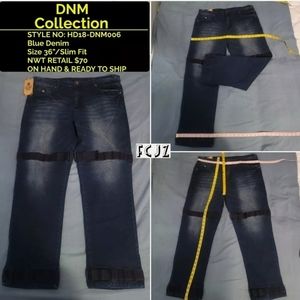 DNM Collection Men's Size 36 Denim Slim Fit Jeans